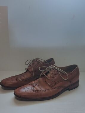 Cole Haan Brown mens wingtip oxfords sz 11 shoe